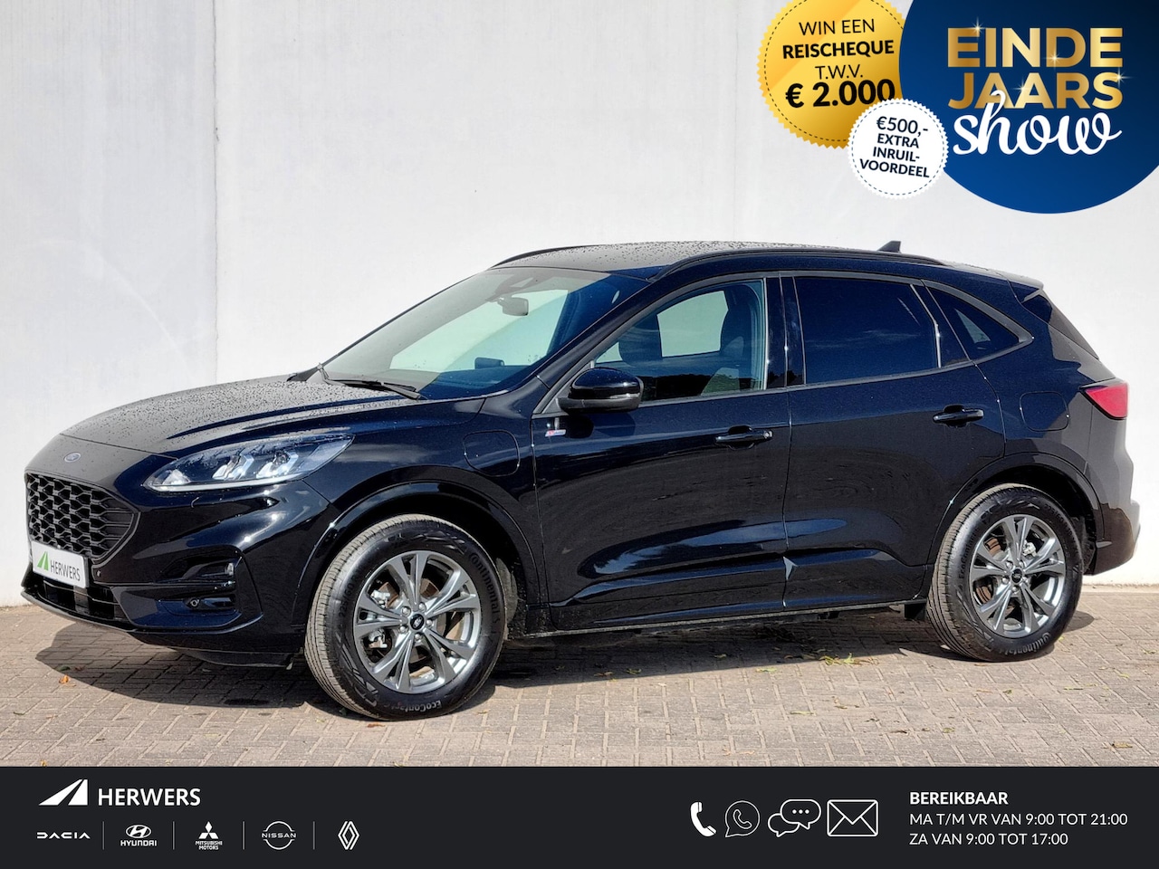 Ford Kuga - 2.5 PHEV ST-Line Automaat / Winter Pack / Navigatie / Camera / Cruise Control / Stoelverwa - AutoWereld.nl