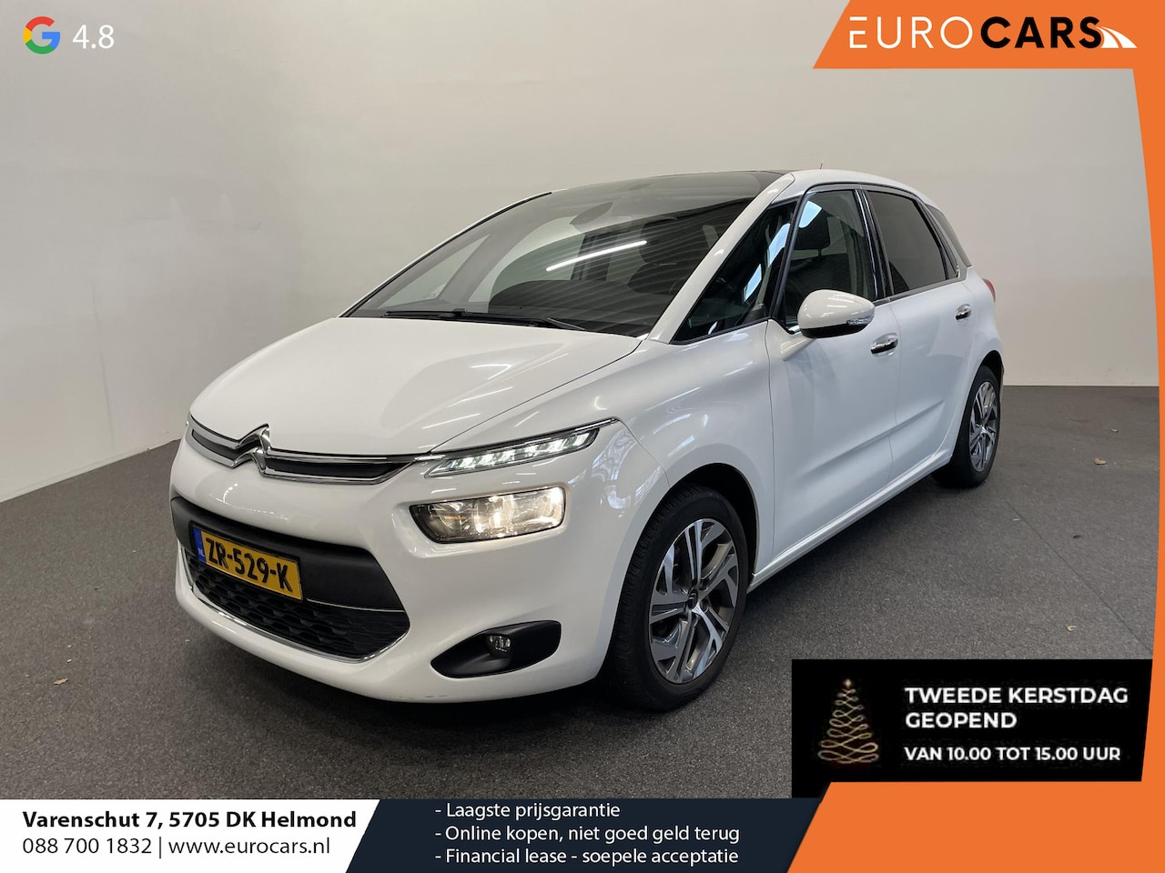 Citroën C4 Picasso - 1.2 PureTech Exclusive Panoramadak Trekhaak Navigatie Camera Parkeersensoren achter Cruise - AutoWereld.nl