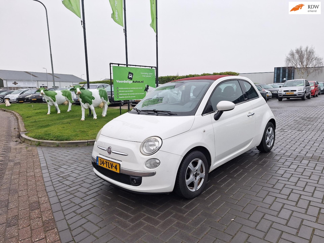 Fiat 500 C - 0.9 TwinAir Pop / 131.810 km / APK december 2026 - AutoWereld.nl
