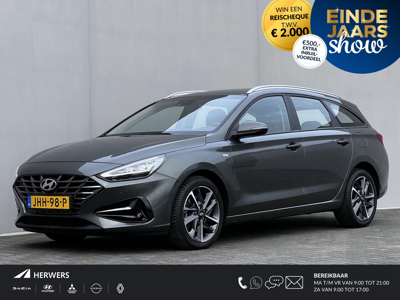 Hyundai i30 Wagon - 1.0 T-GDi MHEV Comfort Smart Automaat / Goed onderhouden / Navigatie / Stuur- en stoelverw - AutoWereld.nl