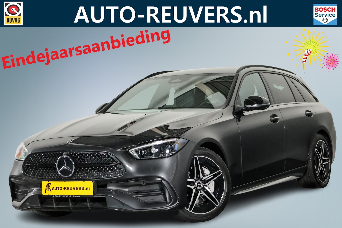 Mercedes-Benz C-klasse Estate - 220 d AMG Line / LED / CarPlay / ACC / Navi - AutoWereld.nl