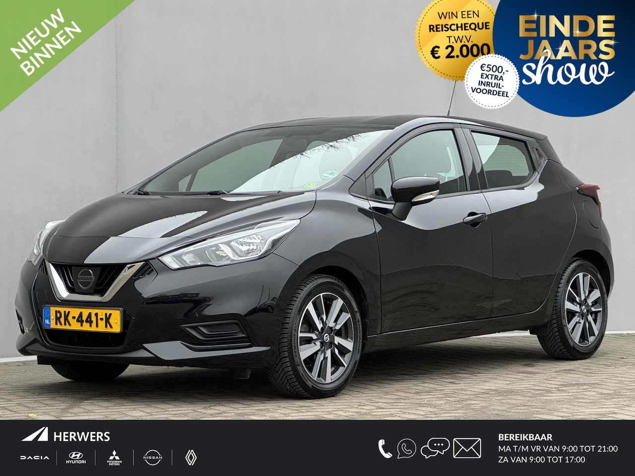 Nissan Micra - 1.0L Acenta / Cruise Control / Airco / Apple Carplay & Android Auto / Elektrische Ramen Vo - AutoWereld.nl