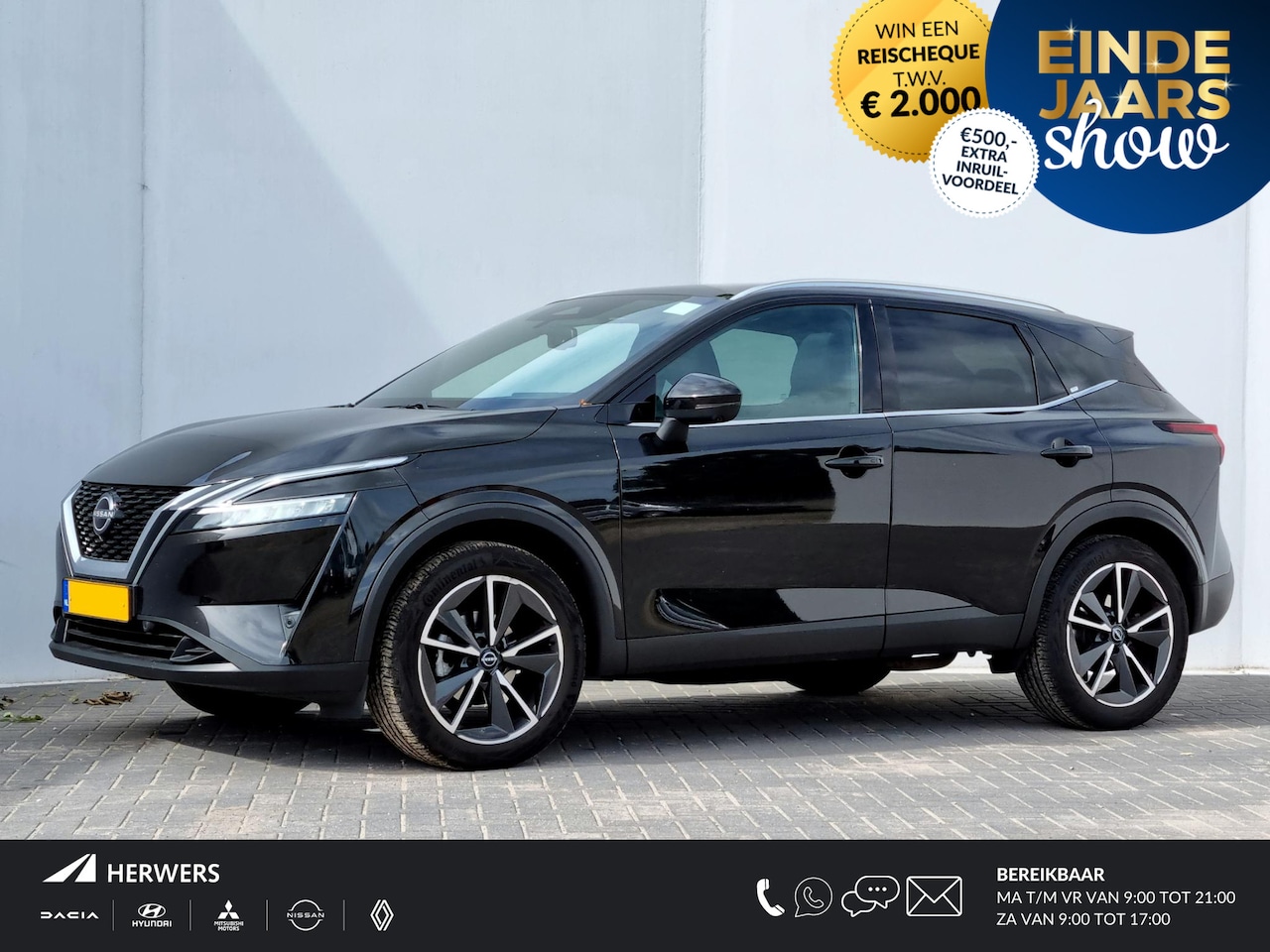 Nissan Qashqai - 1.5 e-Power Tekna / All season banden / Elektrische kofferbak / panoramadak / Adaptieve cr - AutoWereld.nl