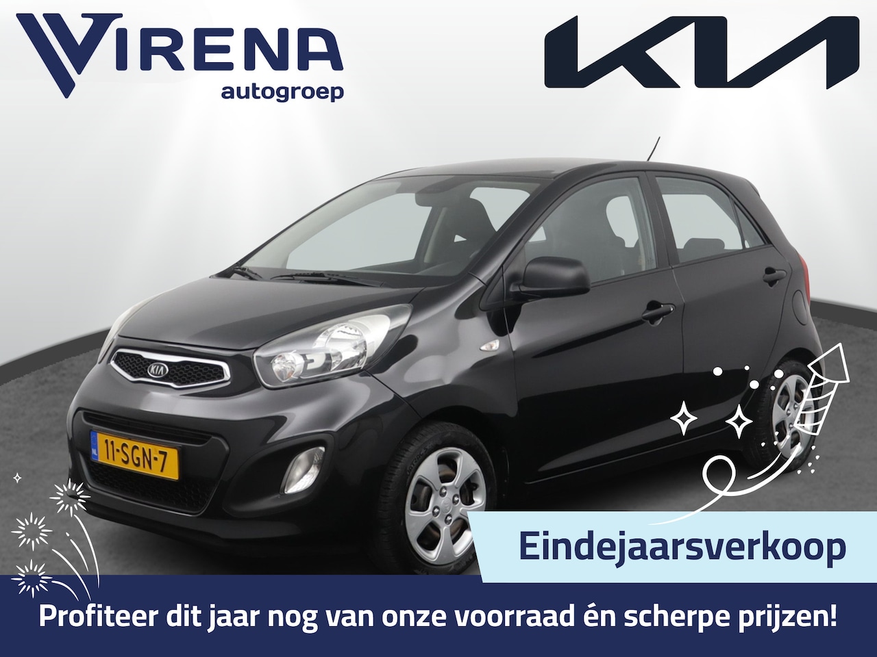 Kia Picanto - 1.2 CVVT Comfort Pack - Airco - Centrale Vergrendeling - Bluetooth 12 maaanden BOVAG Garan - AutoWereld.nl