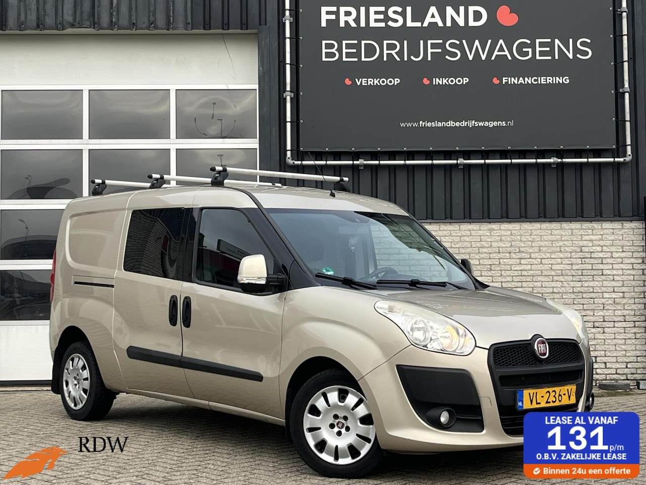 Fiat Doblò Cargo - 1.3 MultiJet SX Maxi MARGE Trekhaak/Cruise/PDC/Clima/Standkachel - AutoWereld.nl