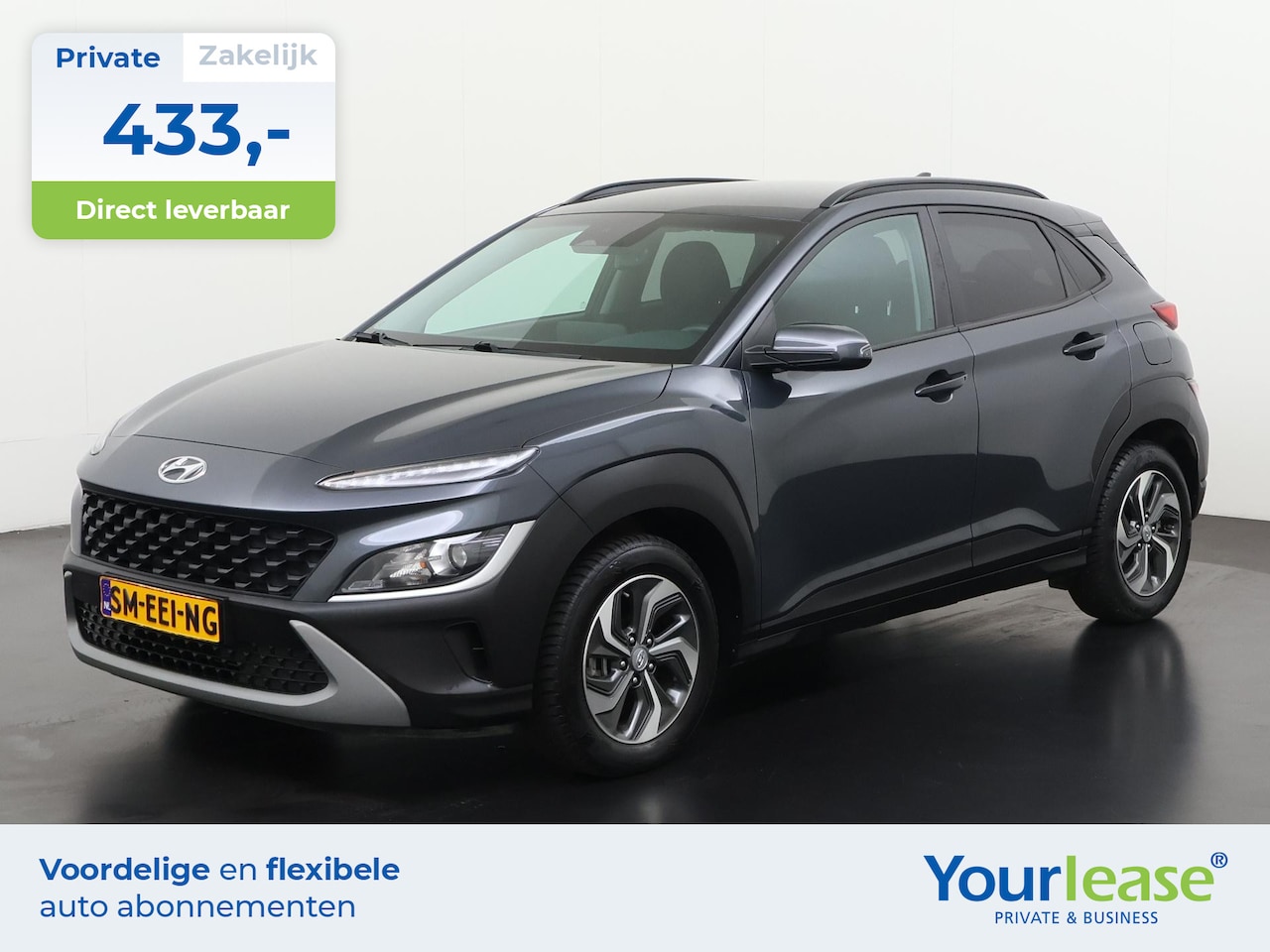 Hyundai Kona - 1.6 GDI HEV Comfort | All-in 433,- Private Lease | Direct uit voorraad - AutoWereld.nl