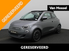 Fiat 500 C - La Prima 42 kWh Cabriotop| BTW| Automaat | WLTP 320 km| Navigatie| Achteruitrijcamera| Cru