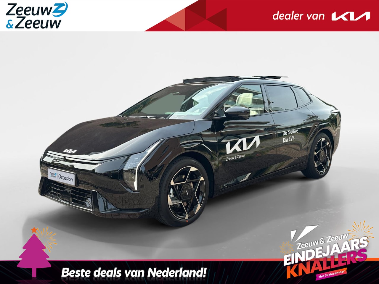 Kia EV4 Fastback - GT-PlusLine 81.4 kWh | NIEUW MODEL | 204 pk | 595 km actieradius | NU €3500,- Inruilpremie - AutoWereld.nl