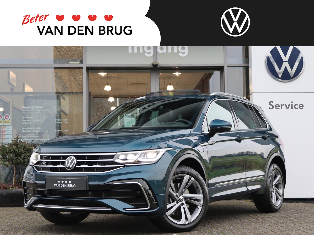 Volkswagen Tiguan - 1.4 TSI 245 pk DSG eHybrid R-Line | Panorama dak | Leder | Trekhaak | IQ Light | 360 Camer - AutoWereld.nl