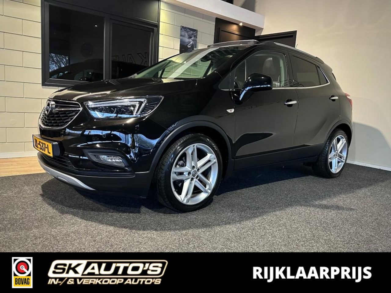 Opel Mokka - 1.4 TURBO BLACK ED. FULL OPTIONS l STUUR/STOELVER l PANO l TREKHAAK l CAMERA l NAVI - AutoWereld.nl