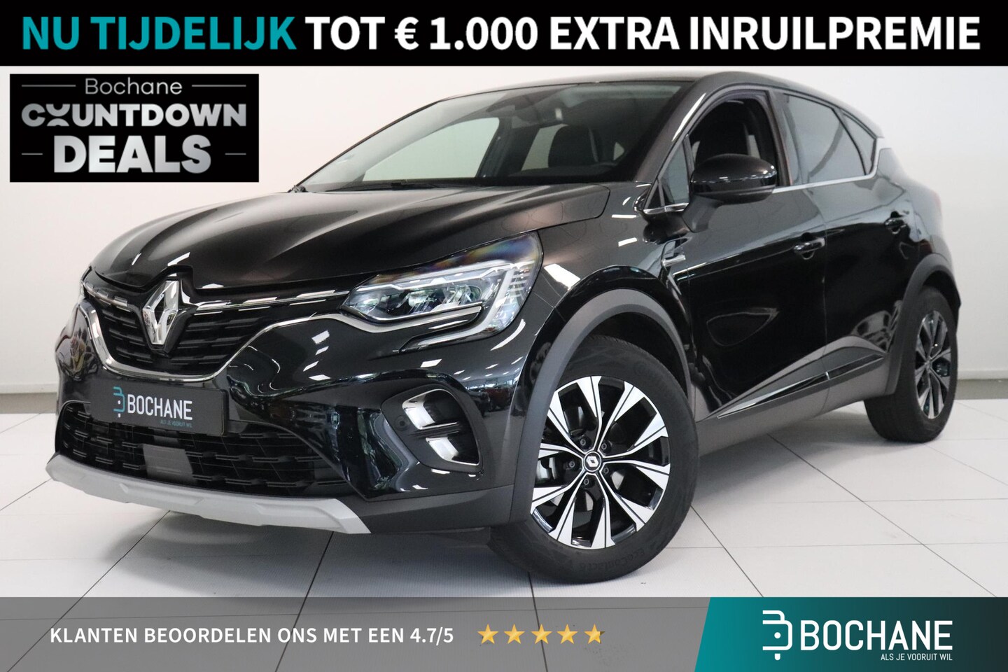 Renault Captur - 1.6 E-Tech full hybrid 145 techno | Camera | Climate control | AppleCarplay AndroidAuto | - AutoWereld.nl