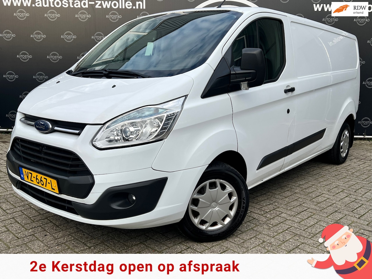 Ford Transit - 290 2.2 TDCI L2H3 Ambiente MARGE! / 3 Zits / APK / NAP / Airco / Trekhaak - AutoWereld.nl