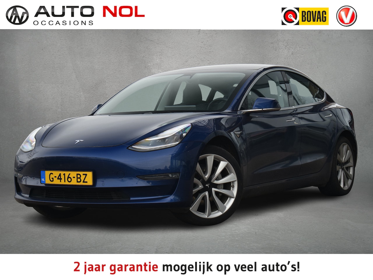 Tesla Model 3 - Standard RWD Plus 60 kWh | AutoPilot | 19” LM Velgen | Pano - AutoWereld.nl