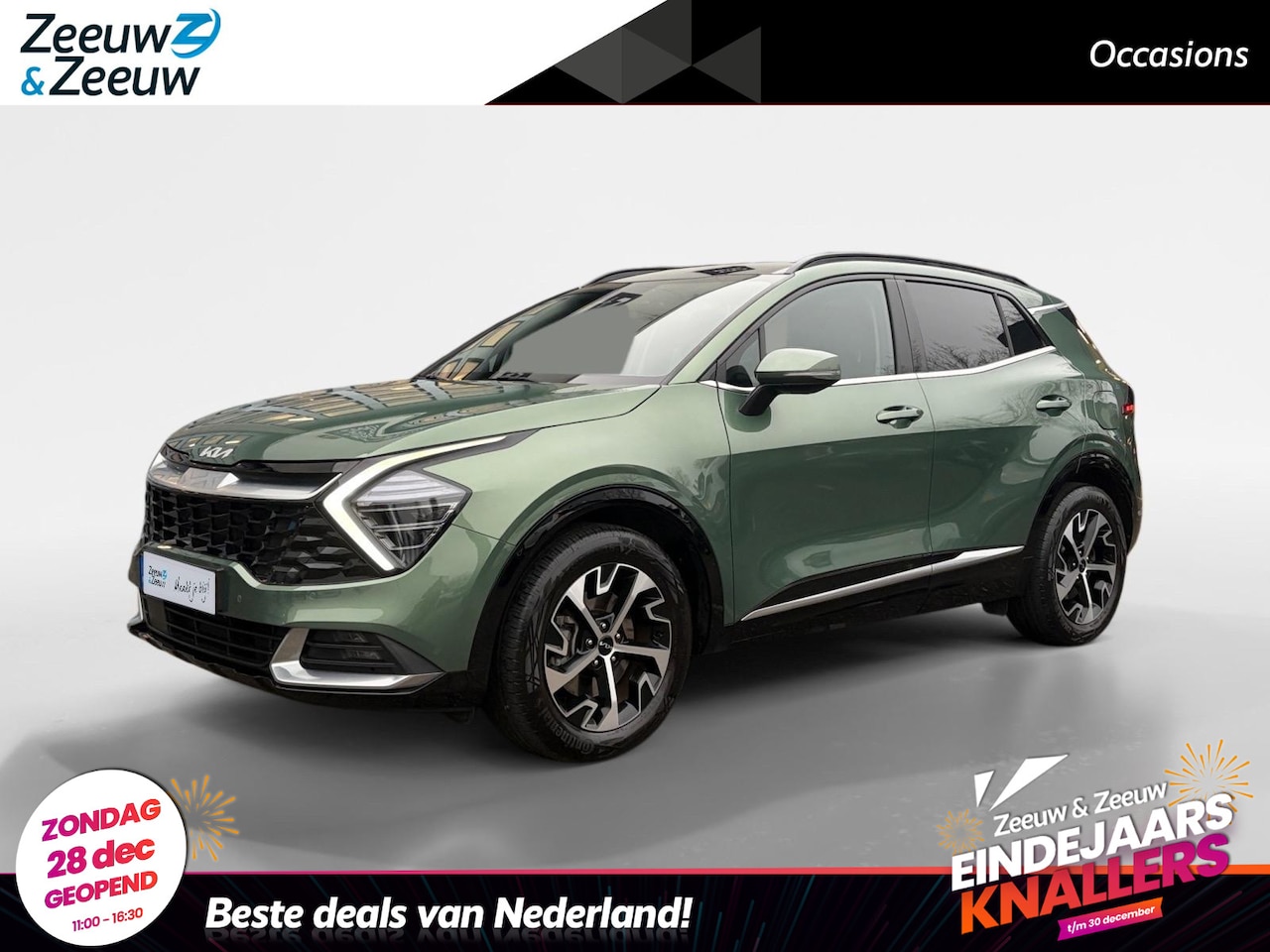 Kia Sportage - 1.6 T-GDi Hybrid DynamicPlusLine | Navi | Clima | Camera | Schuif-/Kanteldak | Stoel-/Stuu - AutoWereld.nl