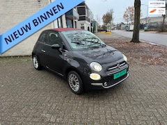 Fiat 500 C - 1.2 Lounge ZWARTMET ROOD DAK