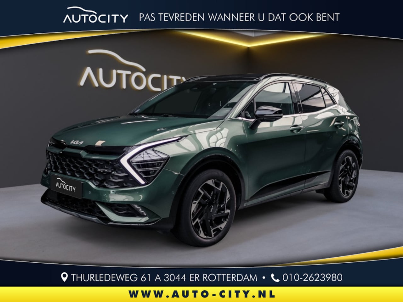 Kia Sportage - 1.6 T-GDi Plug-in Hybrid AWD GT-PlusLine Pano l Leder l 360 Came - AutoWereld.nl