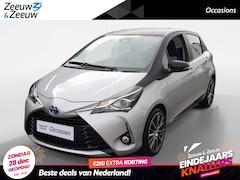 Toyota Yaris - 1.5 Hybrid Design Red Navi | Camera | Metallic lak | Two-tone lak | Bovag garantie | Lage