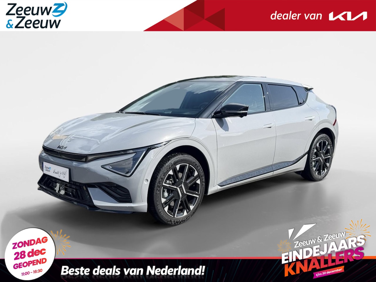 Kia EV6 - GT-Line 84 kWh Enkele kleuren op voorraad bel voor info | € 5000,- Inruilpremie | + €700 k - AutoWereld.nl