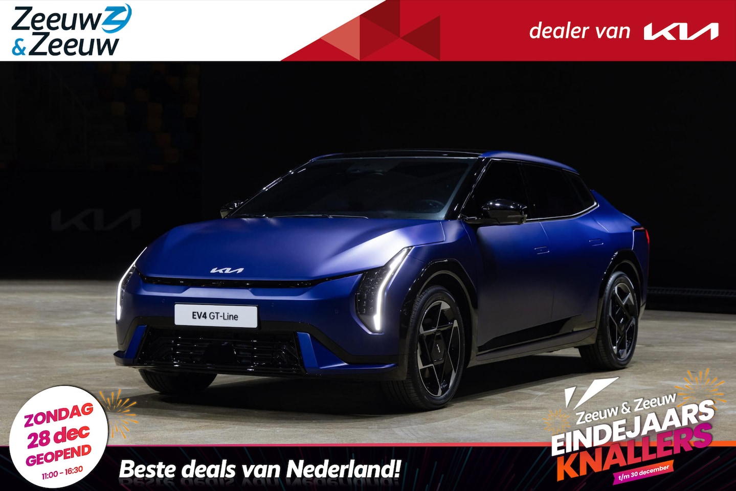 Kia EV4 Fastback - GT-PlusLine 81.4 kWh | NIEUW MODEL | 204 pk | 595 km actieradius | NU €3500,- Inruilpremie - AutoWereld.nl