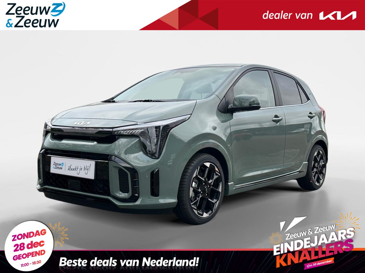 Kia Picanto - 1.0 GDi GT-Line | Enkele kleuren op voorraad bel voor info | € 1.250,- Inruilpremie - AutoWereld.nl