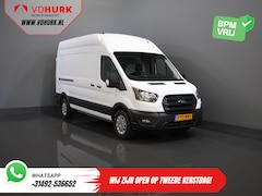 Ford Transit - 350 2.0 TDCI 130 pk L3H3 Adapt.Cruise/ 360 Camera/ 270Gr.Deuren/ Stoelverw./ Navi/ Carplay