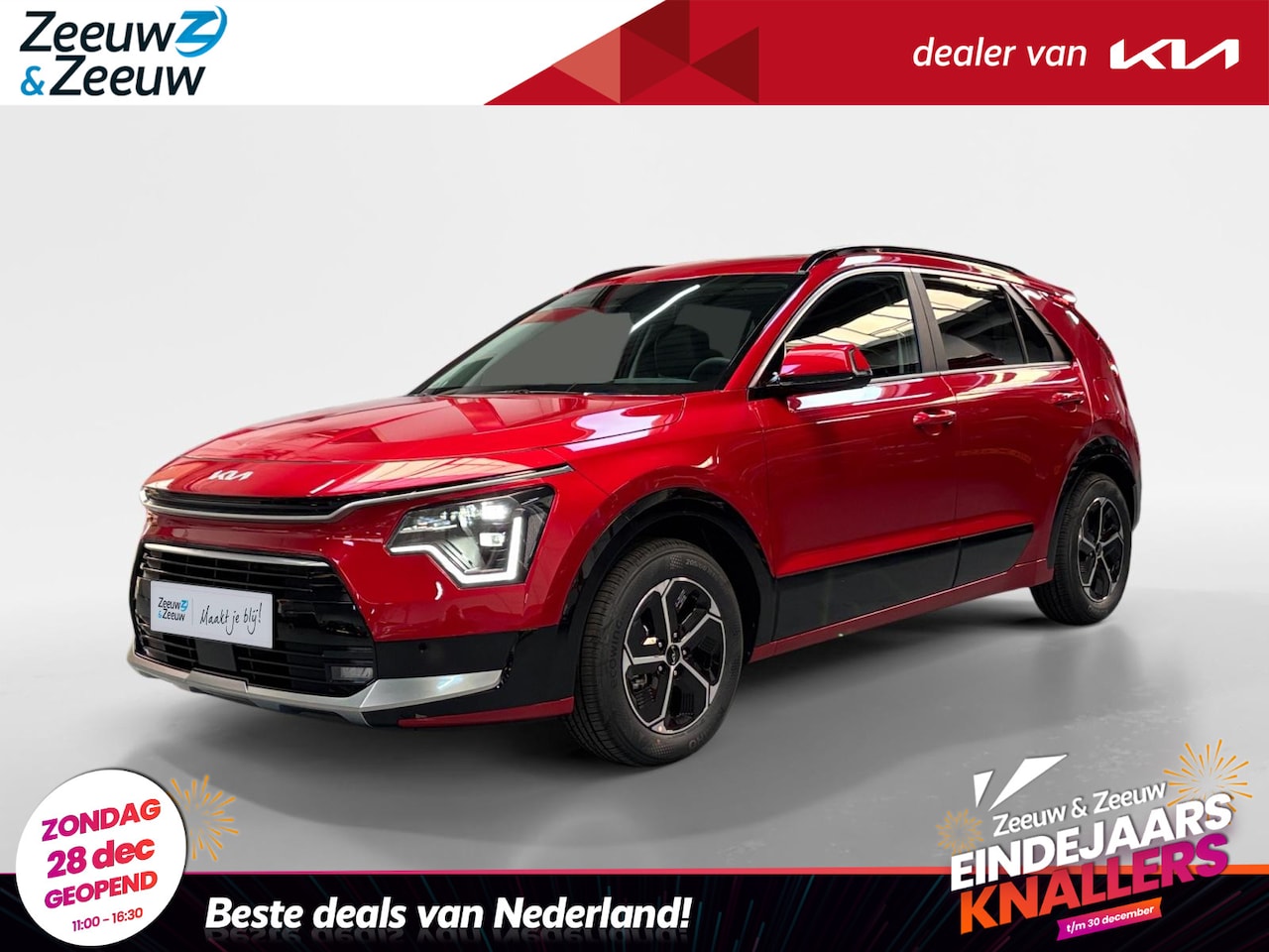 Kia Niro - 1.6 GDi Hybrid DynamicPlusLine | Enkele kleuren op voorraad bel voor info | Incl €3.750,- - AutoWereld.nl