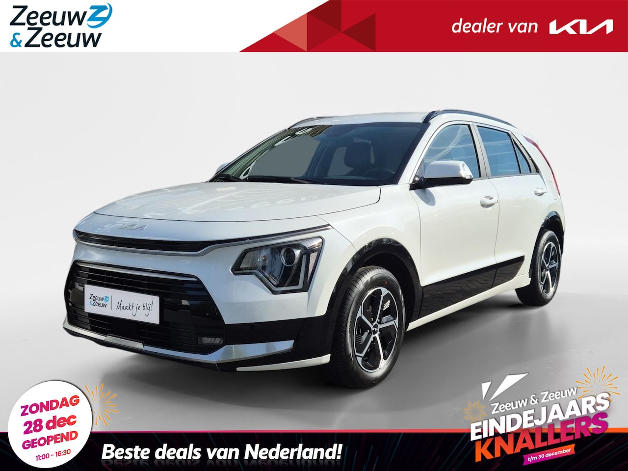 Kia Niro - 1.6 GDi Hybrid DynamicLine | Enkele kleuren op voorraad bel voor info | Incl €3.250,- inru - AutoWereld.nl