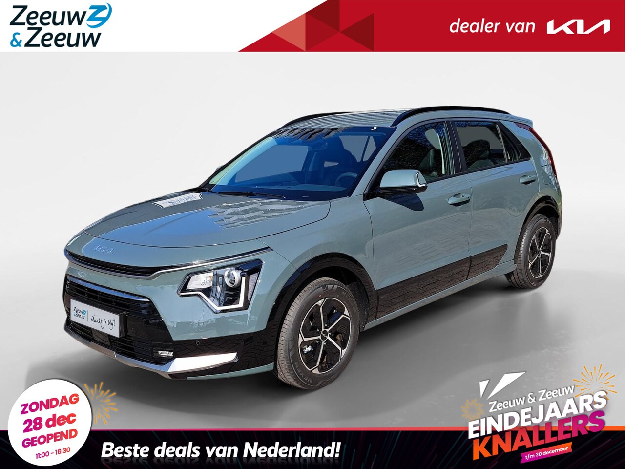 Kia Niro - 1.6 GDi Hybrid DynamicLine | Enkele kleuren op voorraad bel voor info | Incl €3.750,- inru - AutoWereld.nl