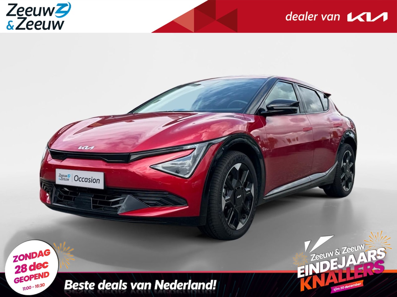 Kia EV6 - Plus 63 kWh Enkele kleuren op voorraad bel voor info | € 5000,- Inruilpremie | + €700 kort - AutoWereld.nl