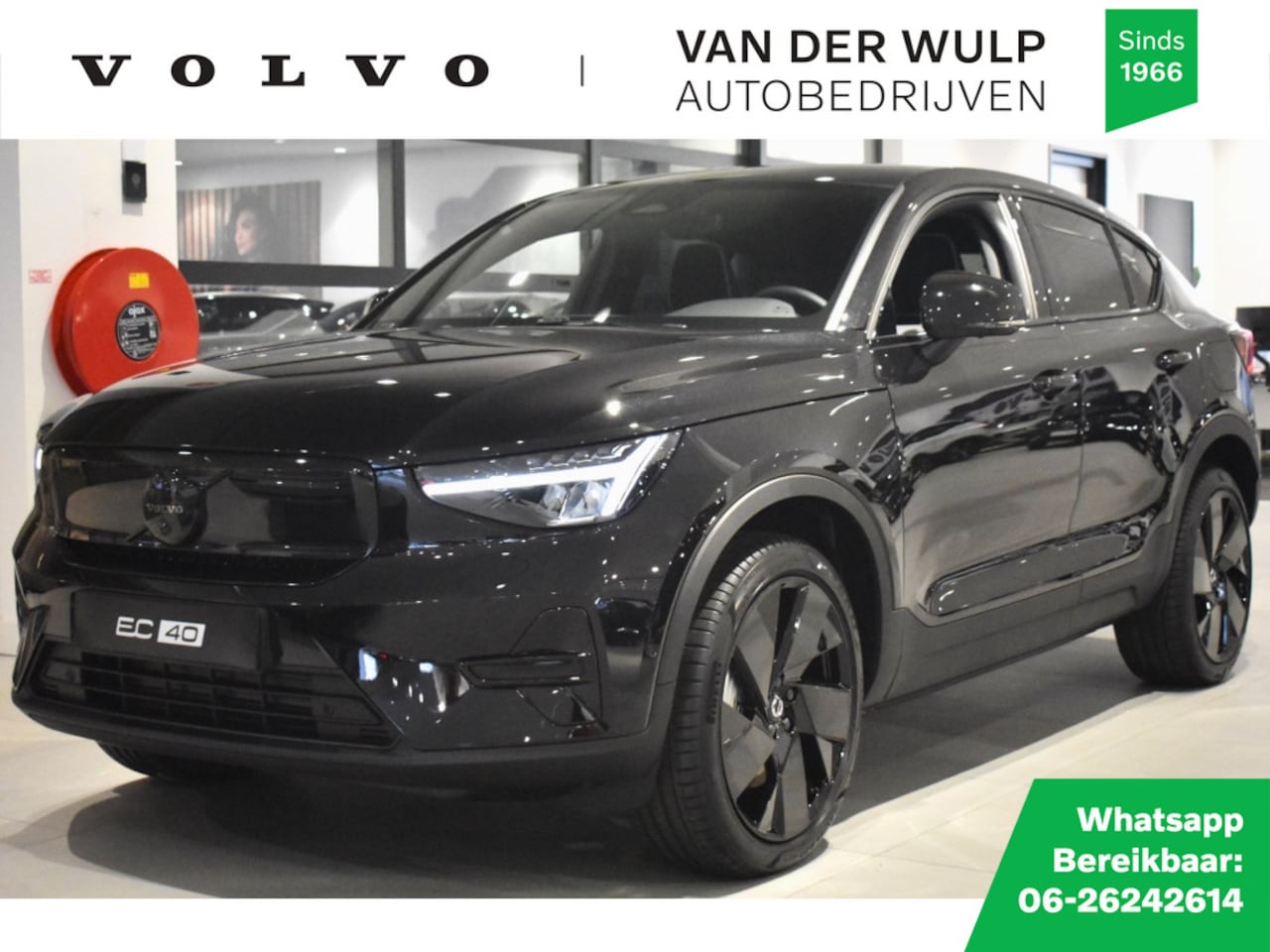 Volvo EC40 - Twin Ultra Black Edition 408pk/82kWh | Getint Glas | Harman Kard - AutoWereld.nl