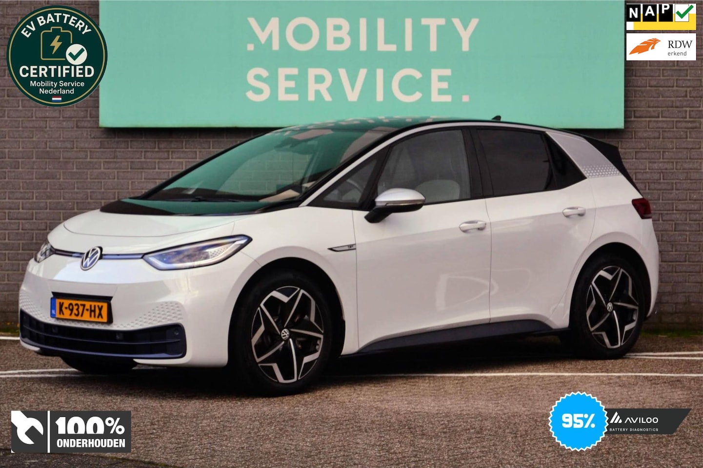 Volkswagen ID.3 - First Plus 58 kWh SOH95% CarPlay Matrix ACC - AutoWereld.nl
