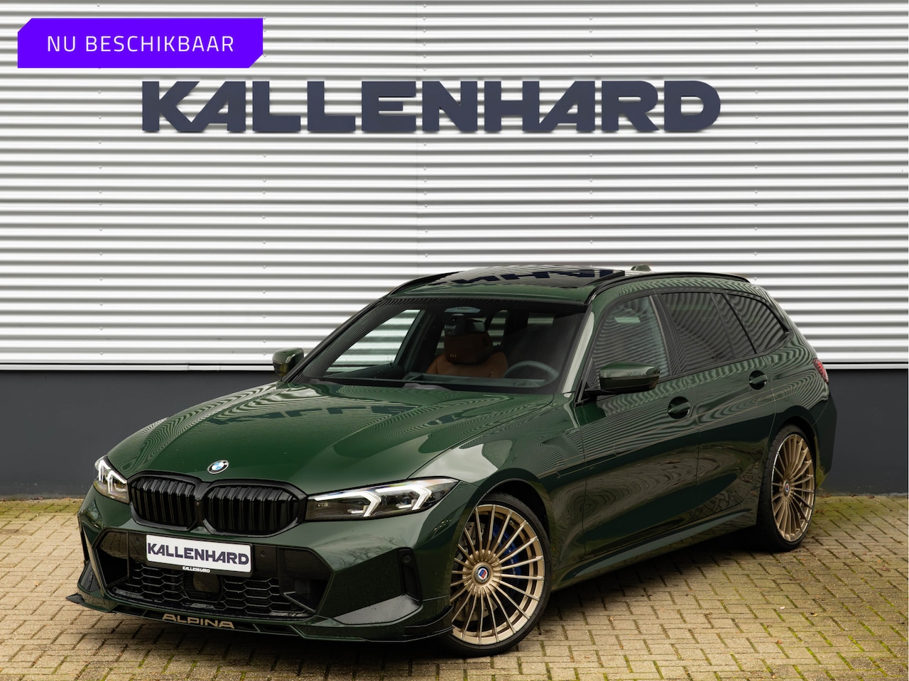 Alpina B3 - GT - Touring - Sonderwunsch ''Brewster Green'' - Full-Option - AutoWereld.nl