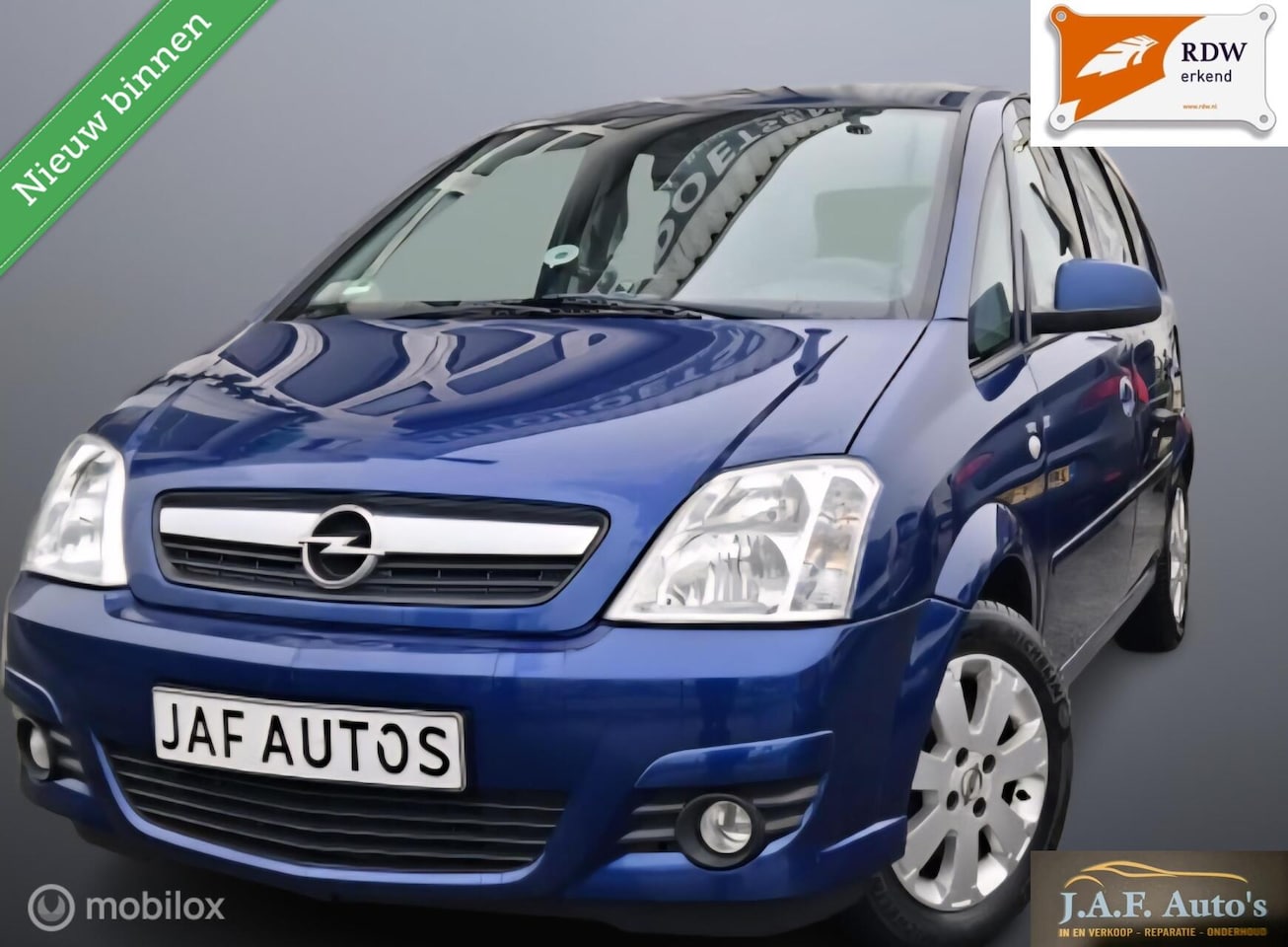 Opel Meriva - 1.6- Airco Cruise hoogzitter Nw APK lage km! - AutoWereld.nl
