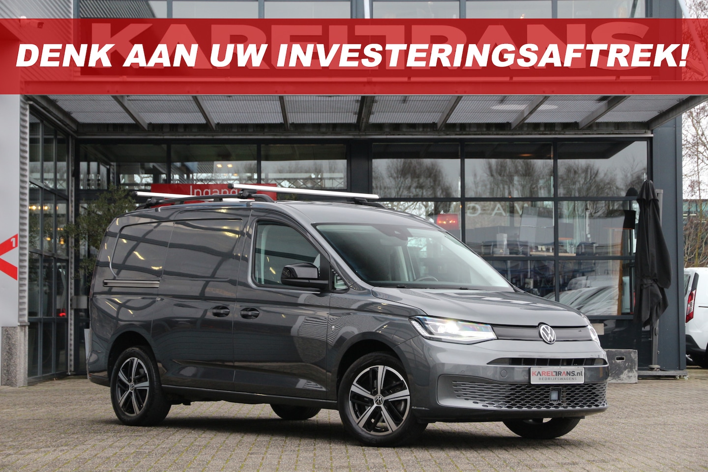 Volkswagen Caddy Cargo Maxi - 2.0 TDI 122 | Aut. | 2x Schuifdeur | Virtual | Stoelverw. | Clima.. - AutoWereld.nl