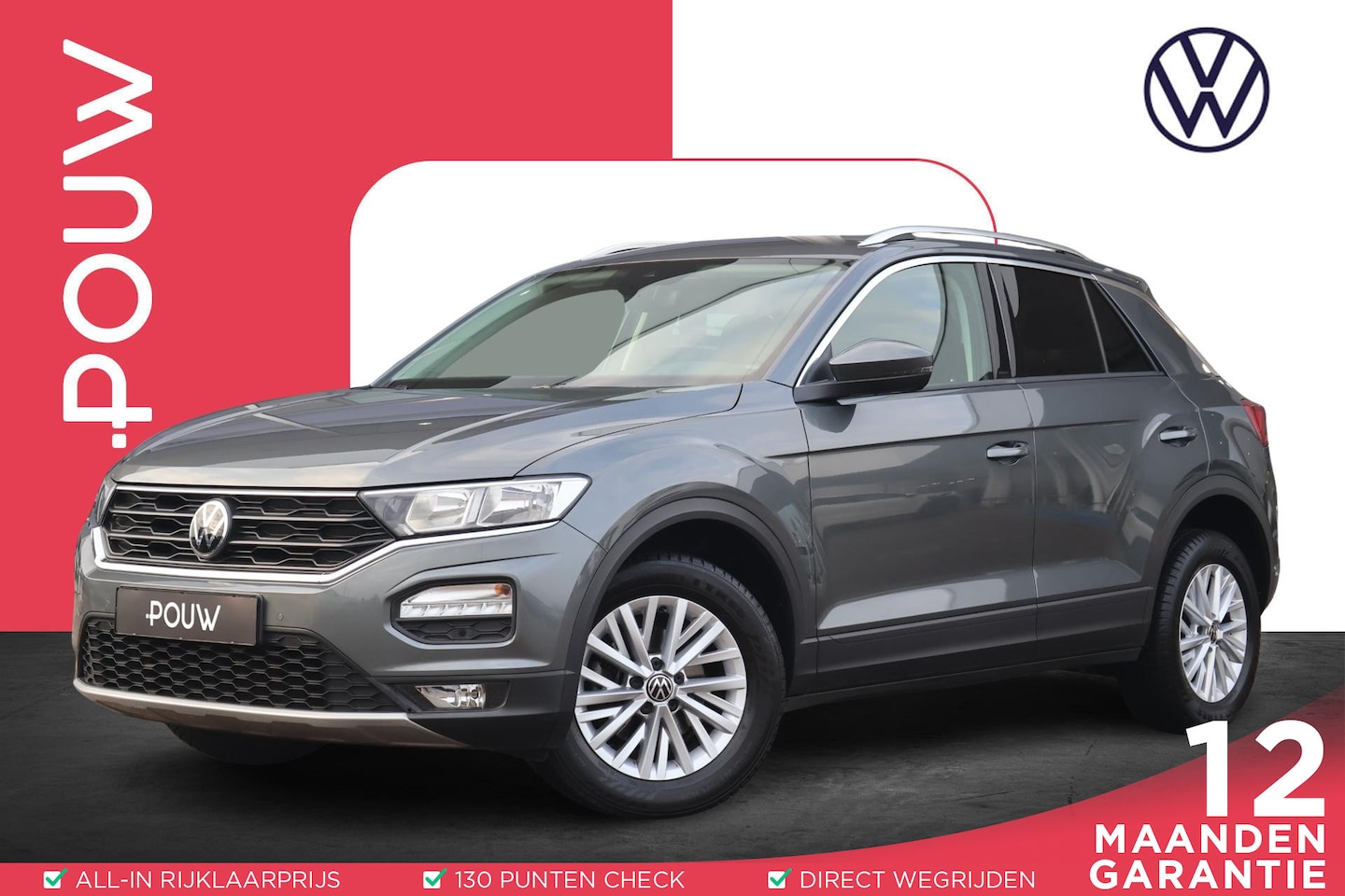 Volkswagen T-Roc - 1.0 TSI 110pk Style Business | Navigatie | Camera | PDC | Elektrische Achterklep - AutoWereld.nl