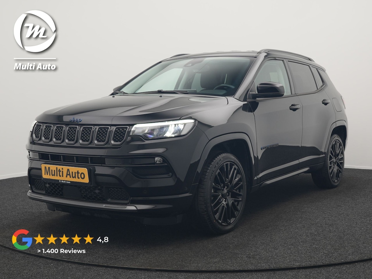 Jeep Compass - 4xe 240 Electric S Plug In Hybrid 240pk Dealer O.H. PHEV | Adaptive Cruise | Camera | Lede - AutoWereld.nl