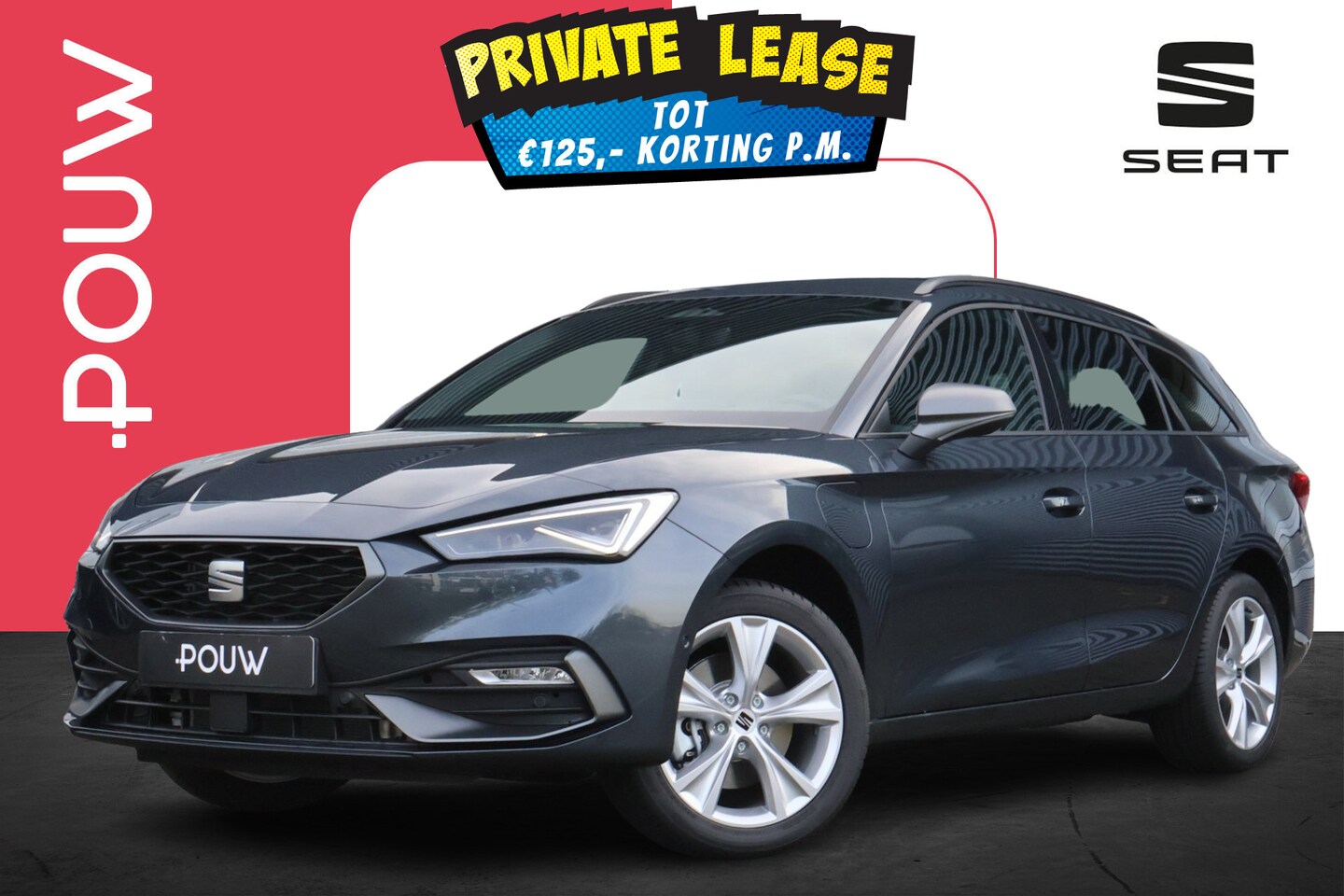 SEAT Leon Sportstourer - 1.5 TSI e-Hybrid 204pk FR Business | Apple Carplay/Android Auto | 17" Velgen - AutoWereld.nl