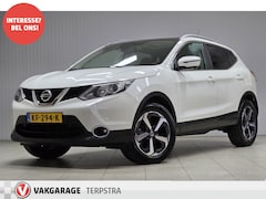Nissan Qashqai - 1.2 N-Connecta/ Parelmoer wit/ Trekhaak/ 360° Camera/ 18'' LMV/ Panorama-Dak/ Lane-Assist.