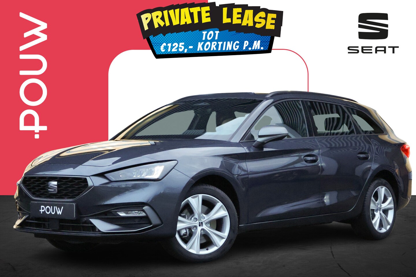 SEAT Leon Sportstourer - 1.5 TSI 204pk e-Hybrid FR Business | Safe Drive Pack | Trekhaak Wegklapbaar - AutoWereld.nl