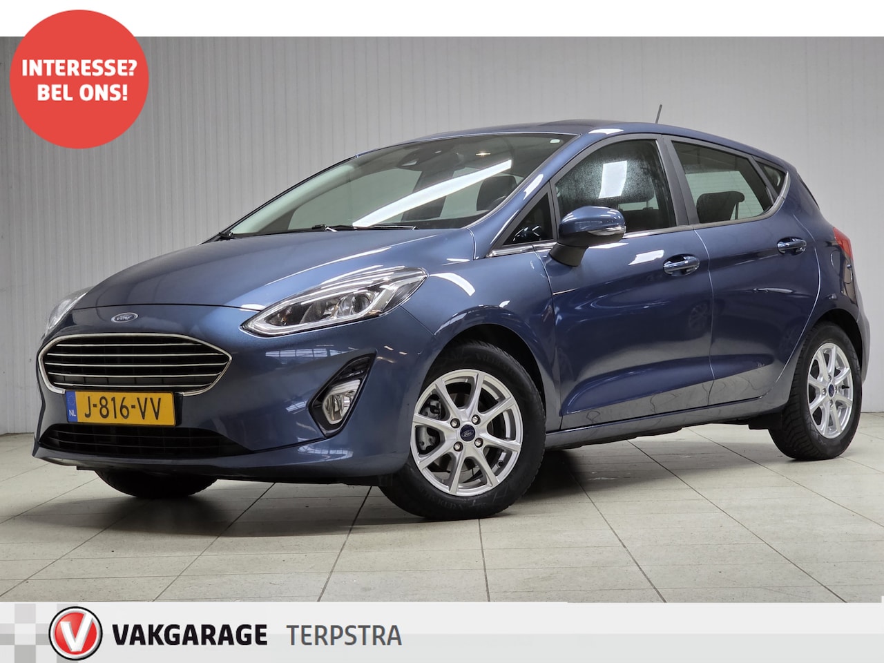 Ford Fiesta - 1.0 EcoBoost Titanium/ 15'' LMV/ DAB+/ Lane-Assist./ 15'' LMV/ Clima/ Cruise/ Elek. pakket - AutoWereld.nl