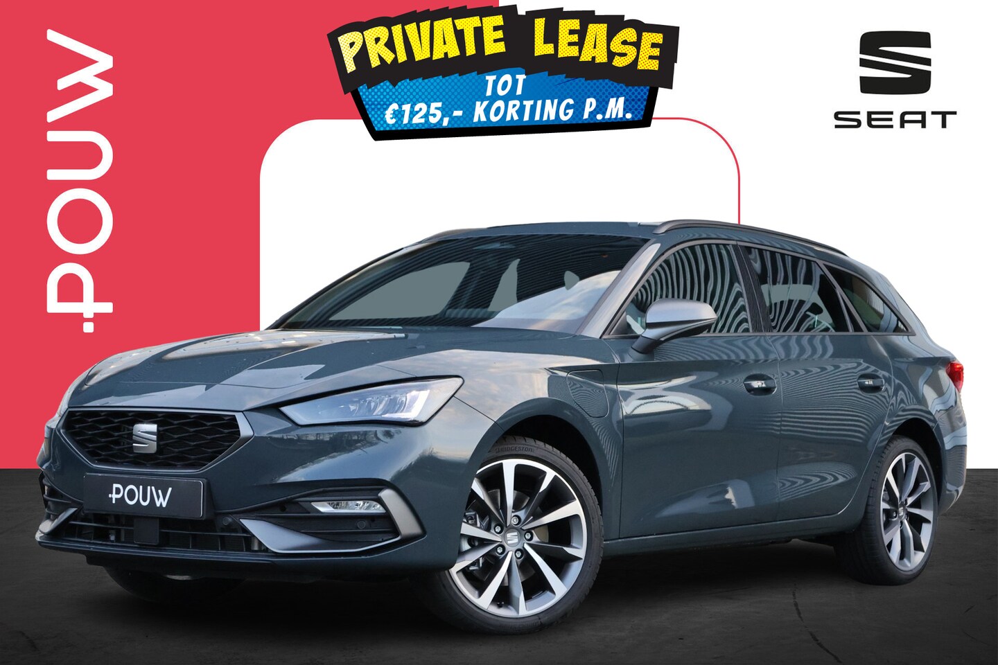 SEAT Leon Sportstourer - 1.5 TSI 204pk e-Hybrid FR Business | Technology Pack | 18" Velgen - AutoWereld.nl