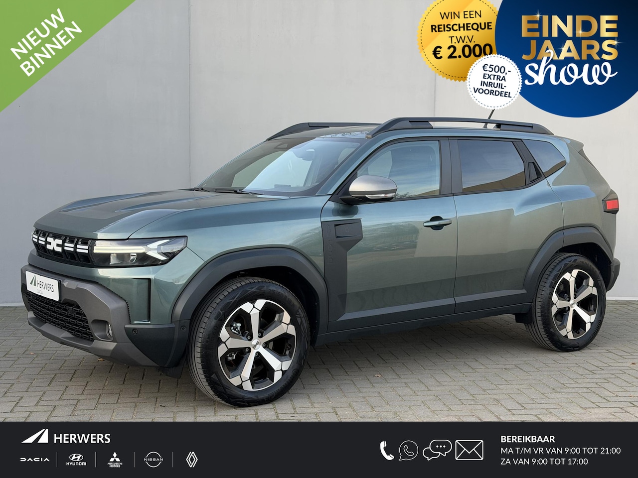 Dacia Duster - 1.6 Hybrid 140 Journey / Fabrieksgarantie tot 04-2028<100.000 / Navigatie / Pack parking / - AutoWereld.nl