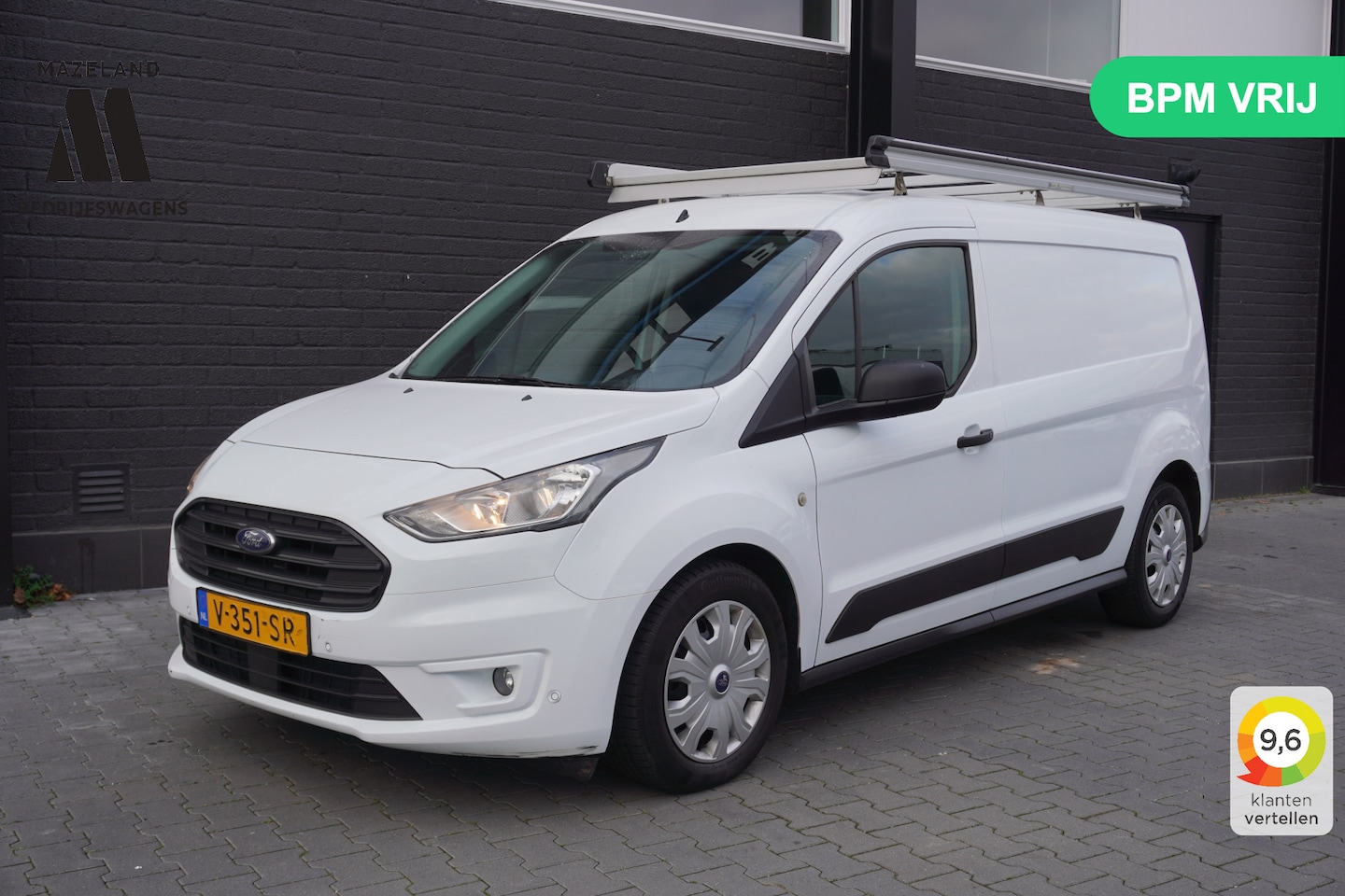 Ford Transit Connect - 1.5 TDCI Automaat 100PK L2 EURO 6 - Airco - Trekhaak - PDC - €11.900,- Excl. - AutoWereld.nl