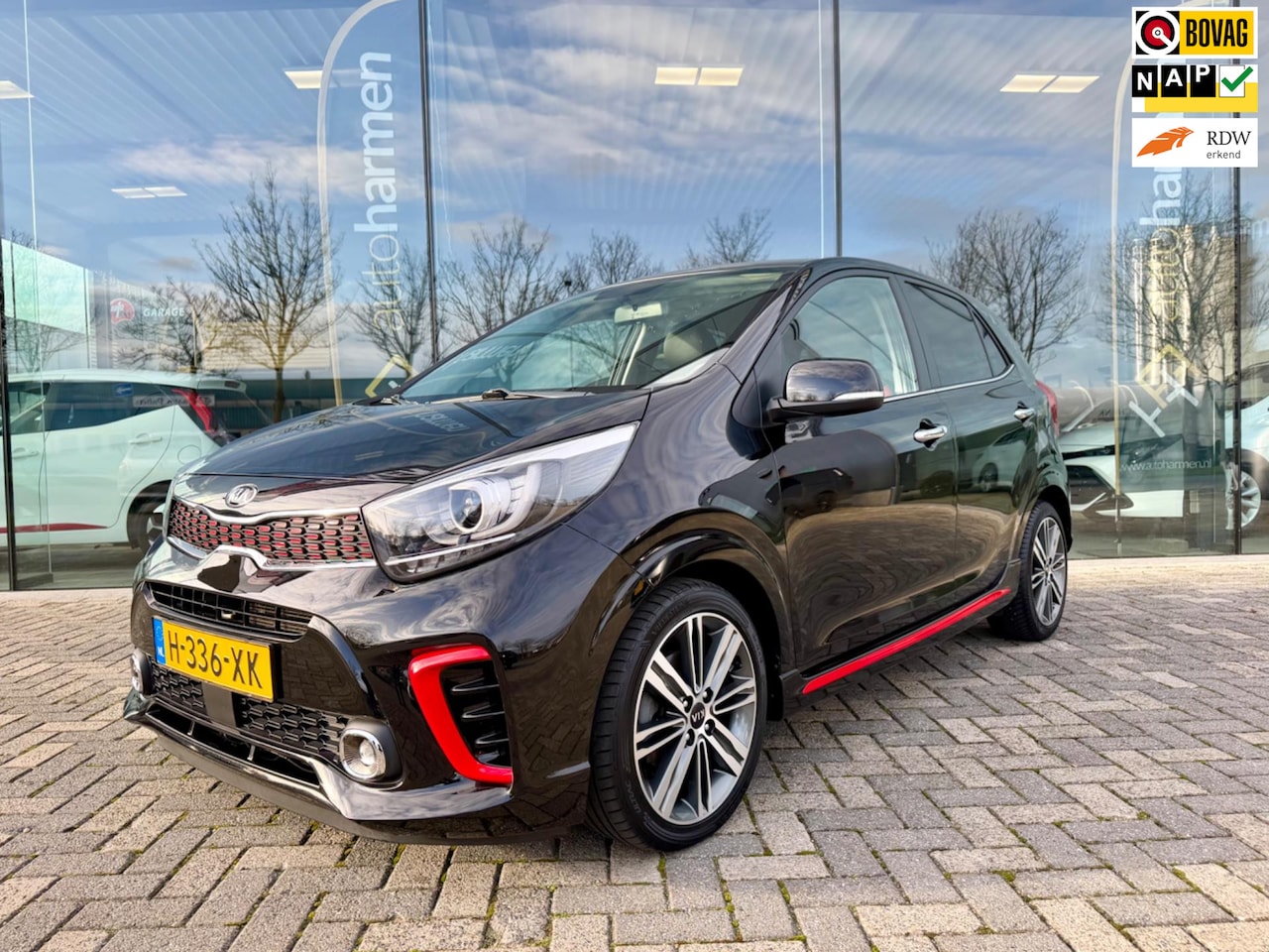 Kia Picanto - 1.0 T-GDI GT-Line 1.0 T-GDI GT-Line 100pk, NAP, CarPlay, Leder, KeyLess - AutoWereld.nl