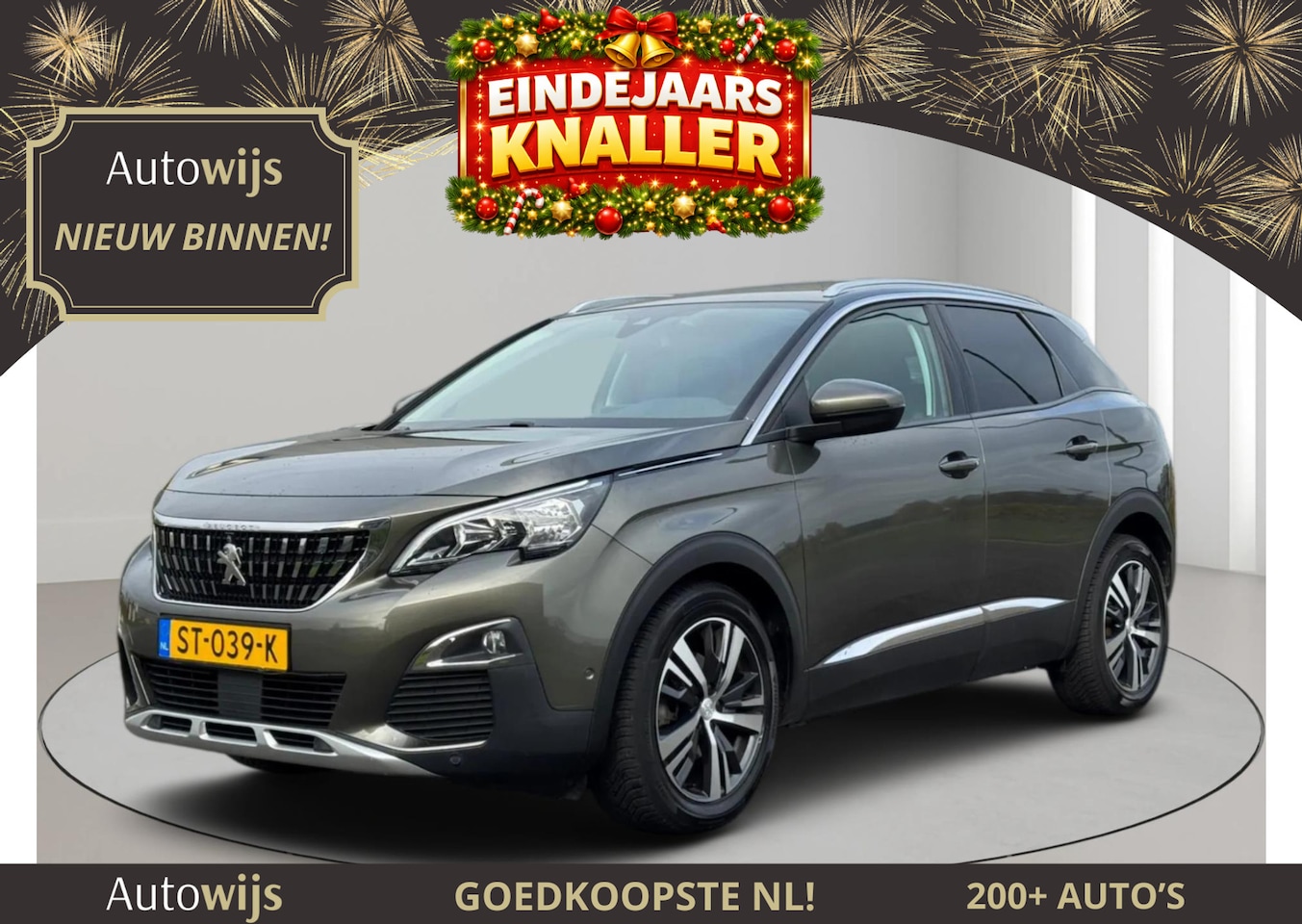 Peugeot 3008 - ALLURE|LEDER|PANO|AUT|360CAM|NL AUTO|DEALERONDERHOUDEN|D-RIEM VV|ELEKSTOELEN - AutoWereld.nl