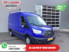 Ford Transit - 2.0 TDCI 130 pk L2H2 Trend NL Auto/ 2xSchuifdeur/ Imperaal + Ladder/ Inrichting/ Cruise/ C
