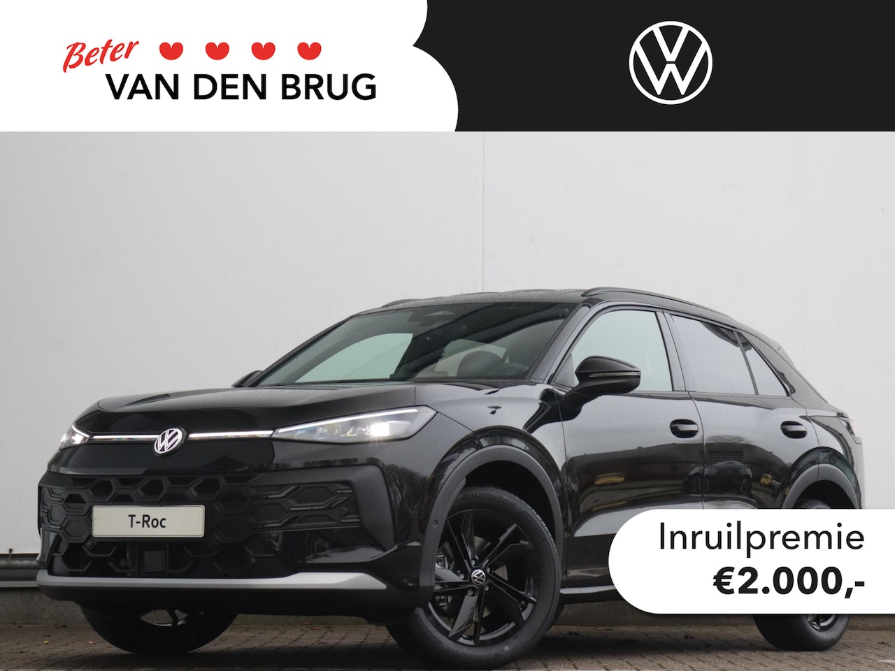 Volkswagen T-Roc - Style First Edition 1.5 eTSI 110 kW / 150 PK SUV 7 | Trekhaak | Black Style | Keyless | LE - AutoWereld.nl