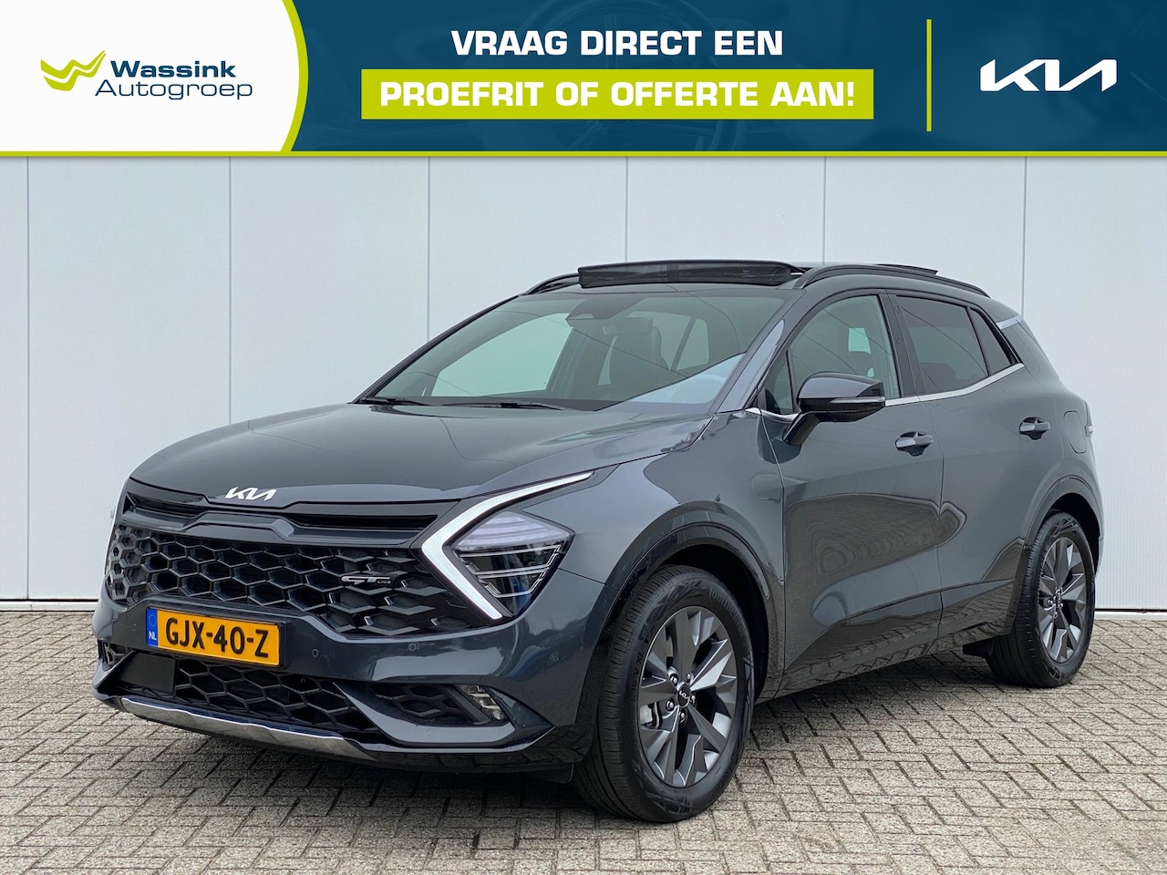 Kia Sportage - 1.6 T-GDi 230pk Hybrid AT6 GT-Line | Camera | Navigatie | CarPlay | Stoel & Stuurverwarmin - AutoWereld.nl