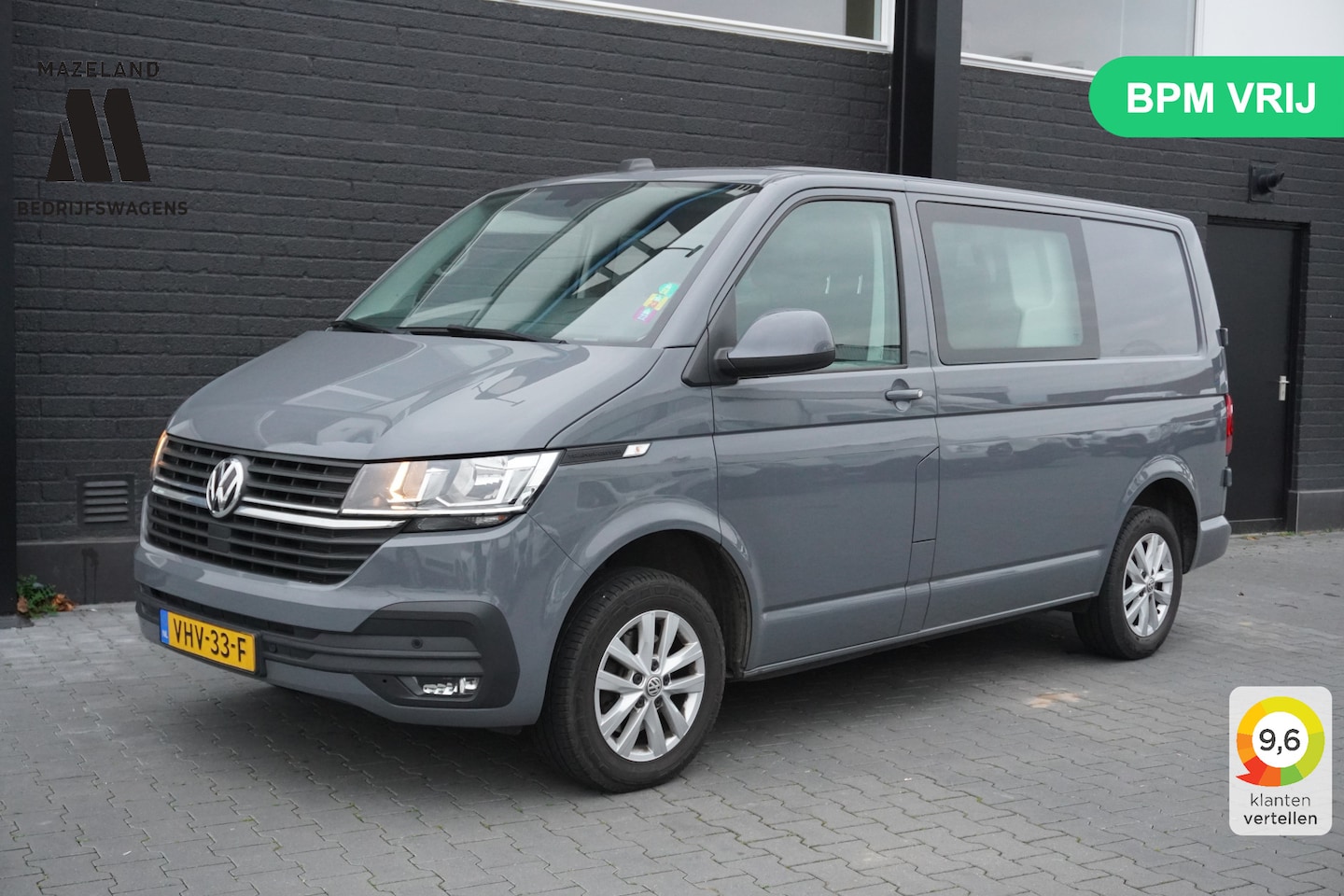 Volkswagen Transporter - 2.0 TDI 150PK Dubbel cabine EURO 6 - Airco - Navi - Cruise - €19.950,- Excl. - AutoWereld.nl