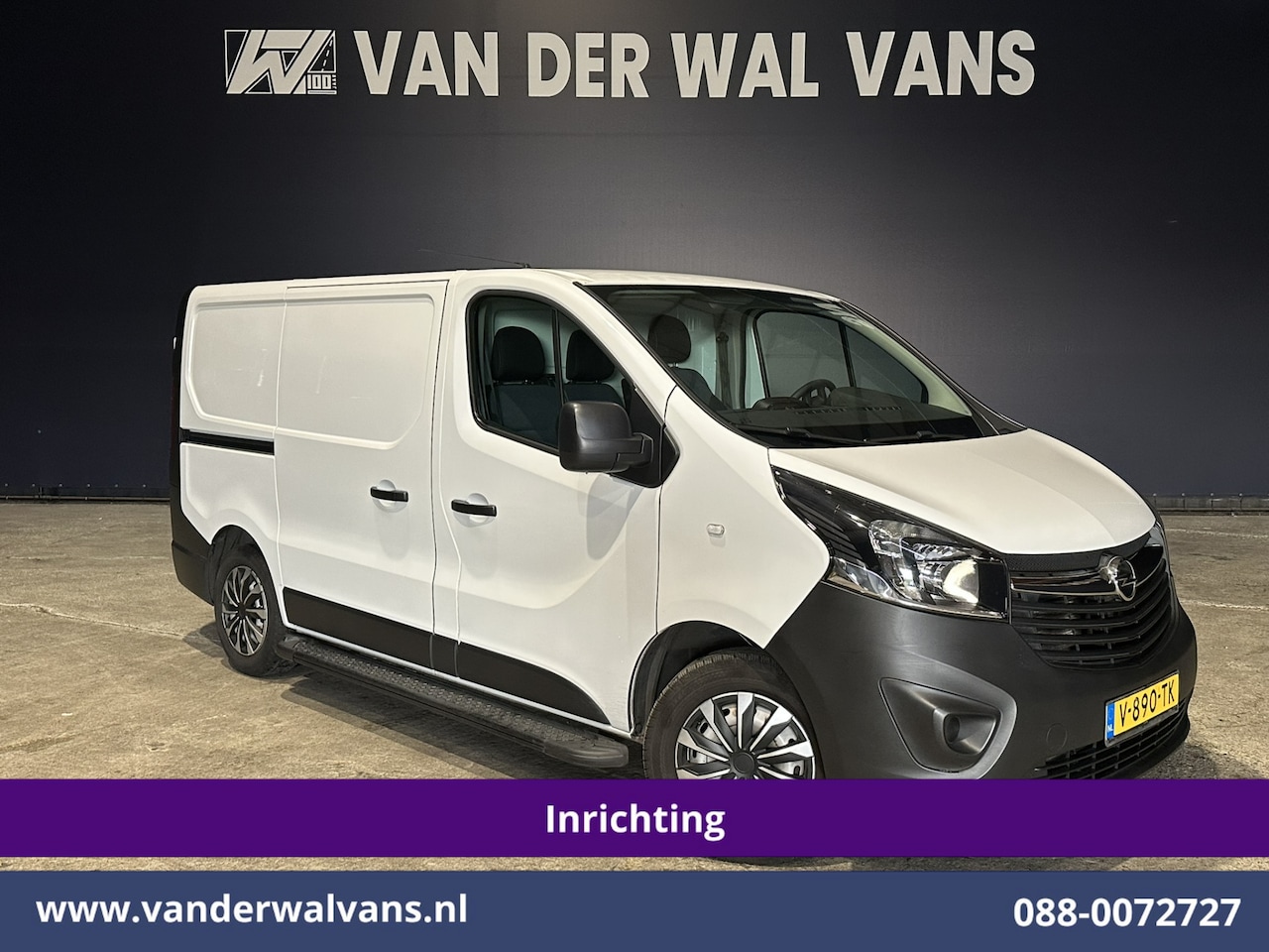 Opel Vivaro - 1.6 CDTI L1H1 Inrichting Dubbele Bodem Euro6 Airco | LED | Cruisecontrol | Sidebars Bijrij - AutoWereld.nl